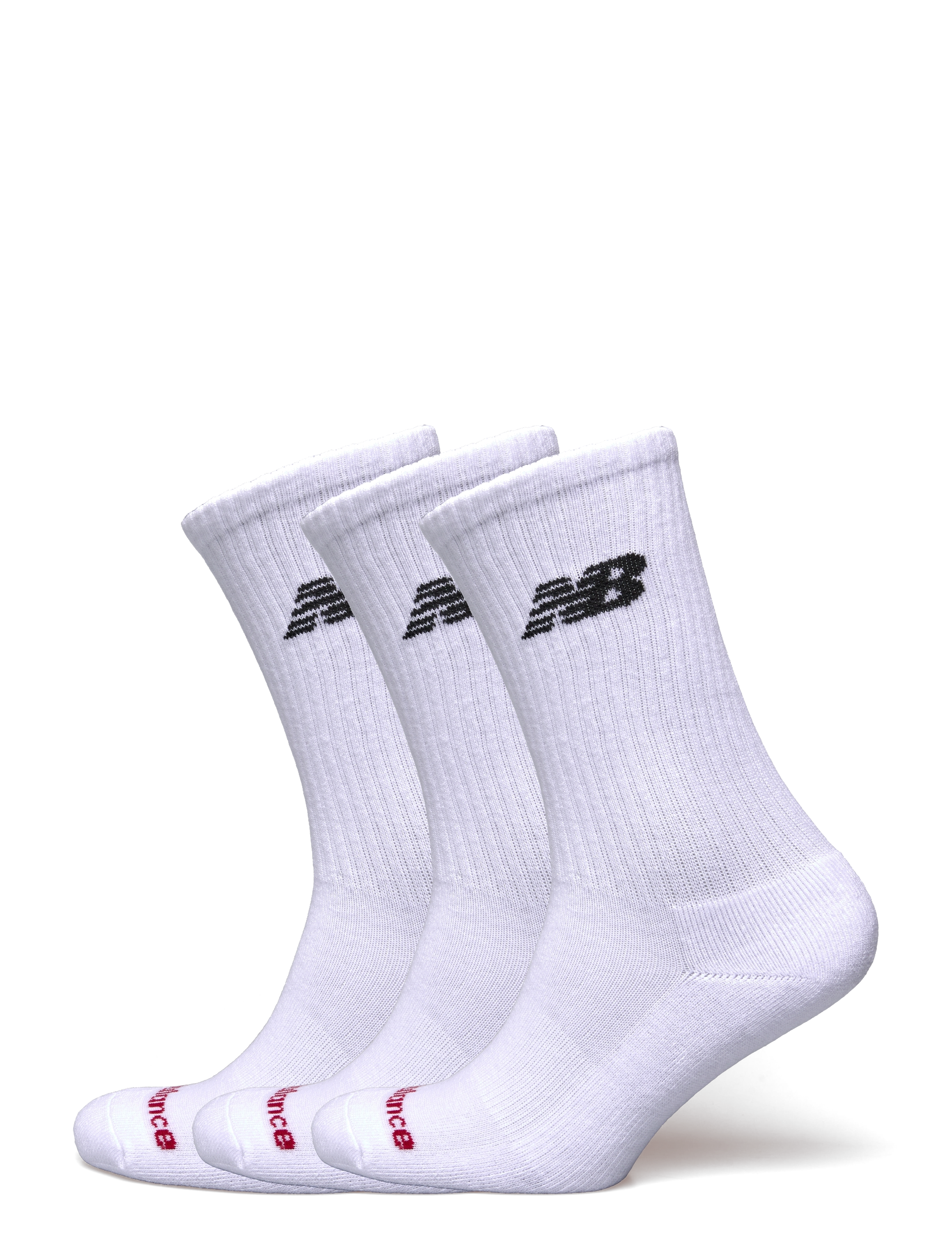 New Balance Everyday Crew 3 Pairs - New Balance - WHITE / white