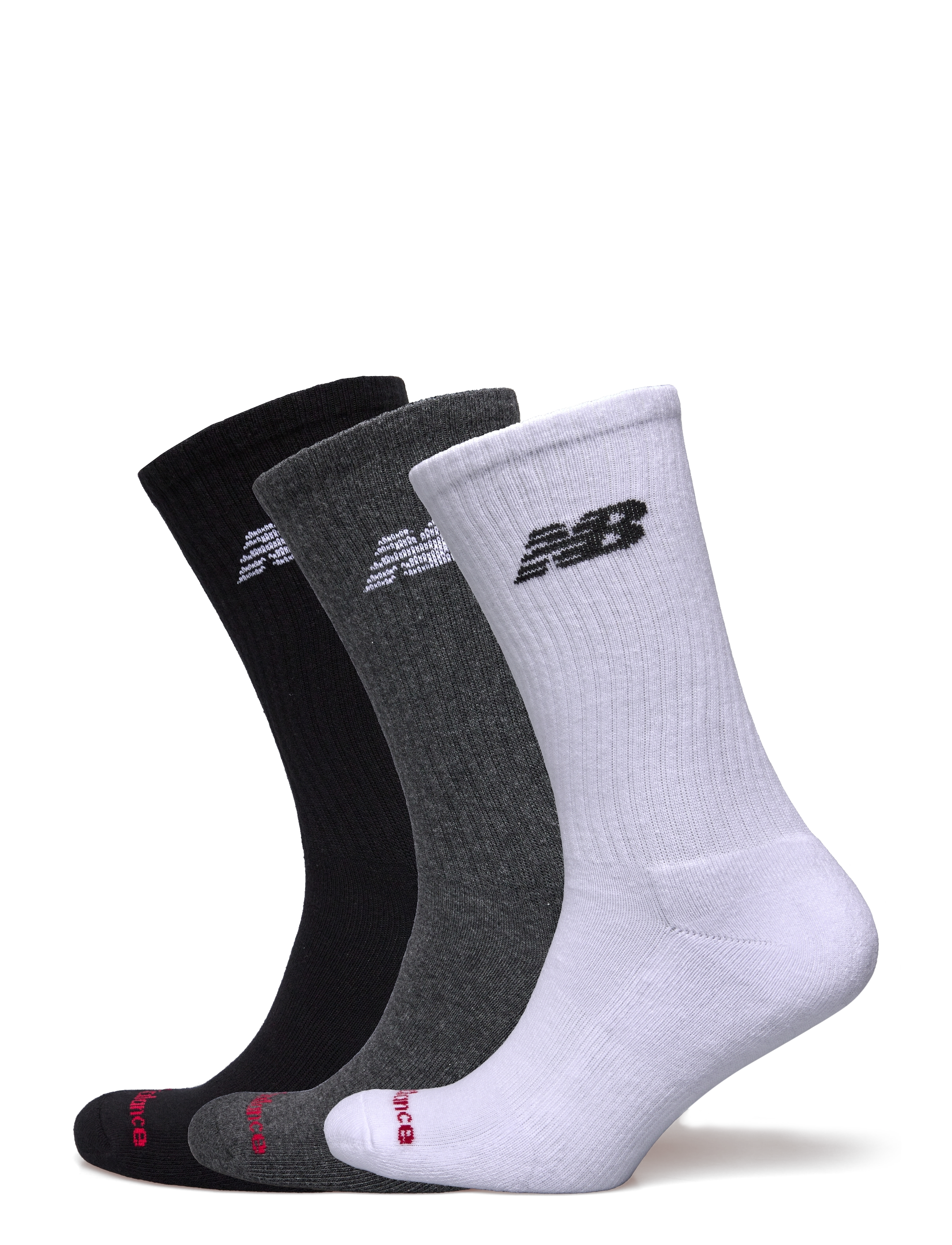 New Balance Everyday Crew 3 Pairs - New Balance - WHITE MULTI / white