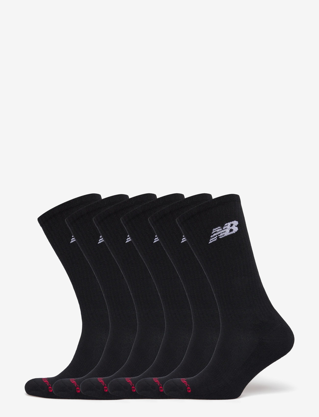 New Balance - Everyday Crew 6 Pairs - sport socks - black - 1