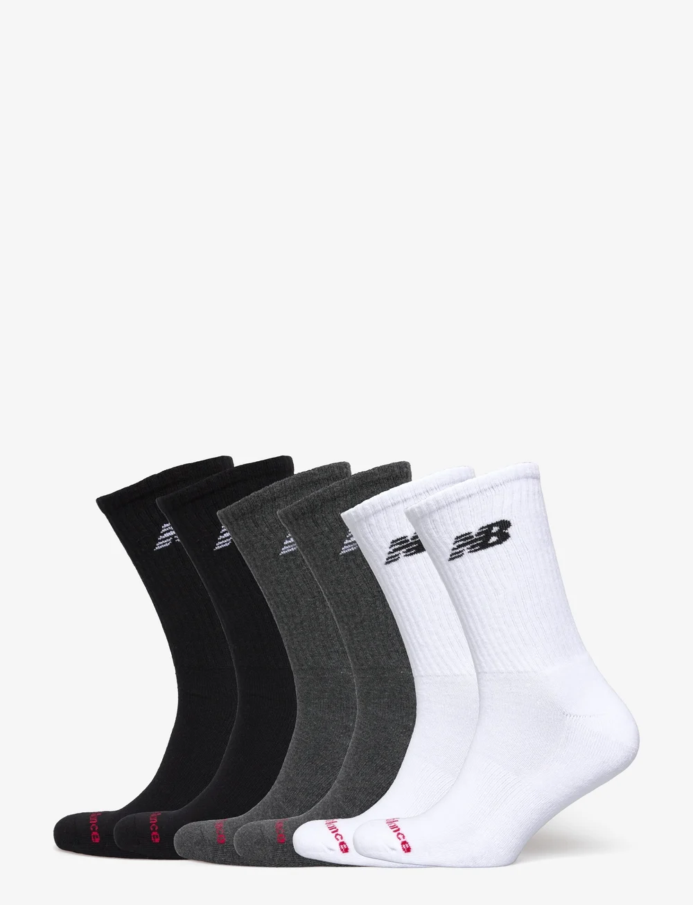 New Balance - Everyday Crew 6 Pairs - urheilusukat - white multi - 1