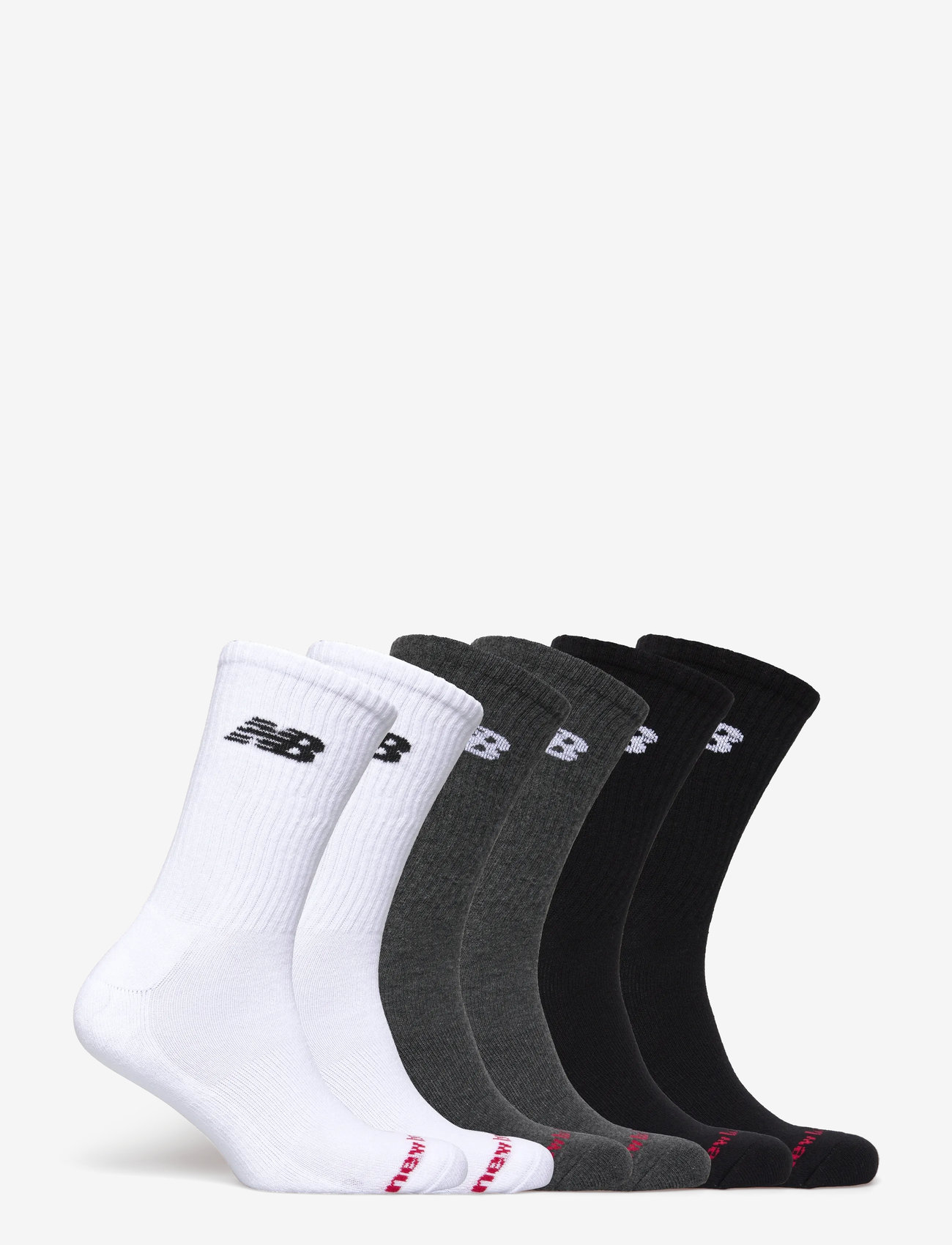 New Balance - Everyday Crew 6 Pairs - sportstrømper - white multi - 0