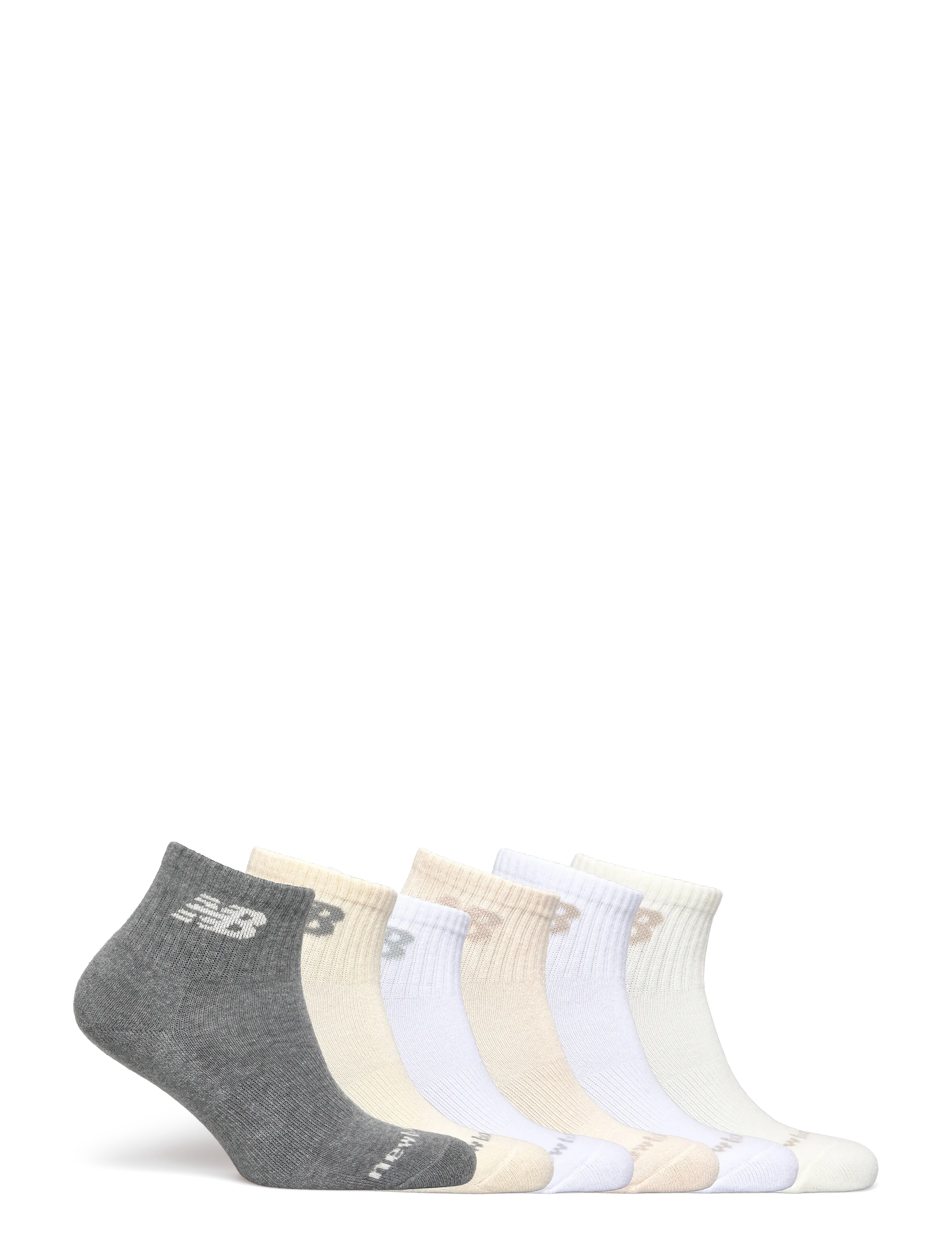 New Balance Everyday Ankle 6 Pairs, XL, Multi/patterned, Sport Clothing > Sport Socks, Dame