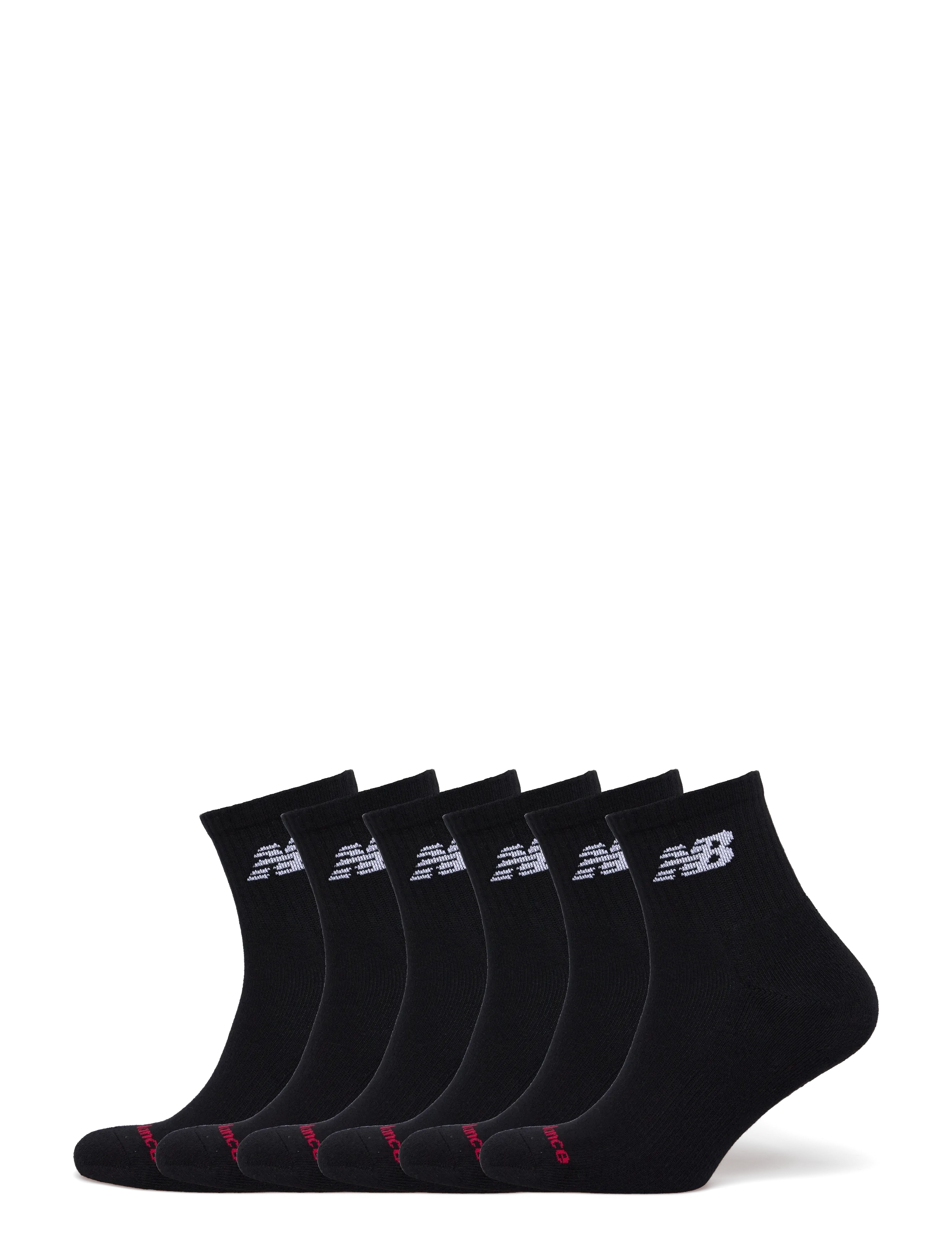 New Balance - Everyday Ankle 6 Pairs - sporta zeķes - black - 1