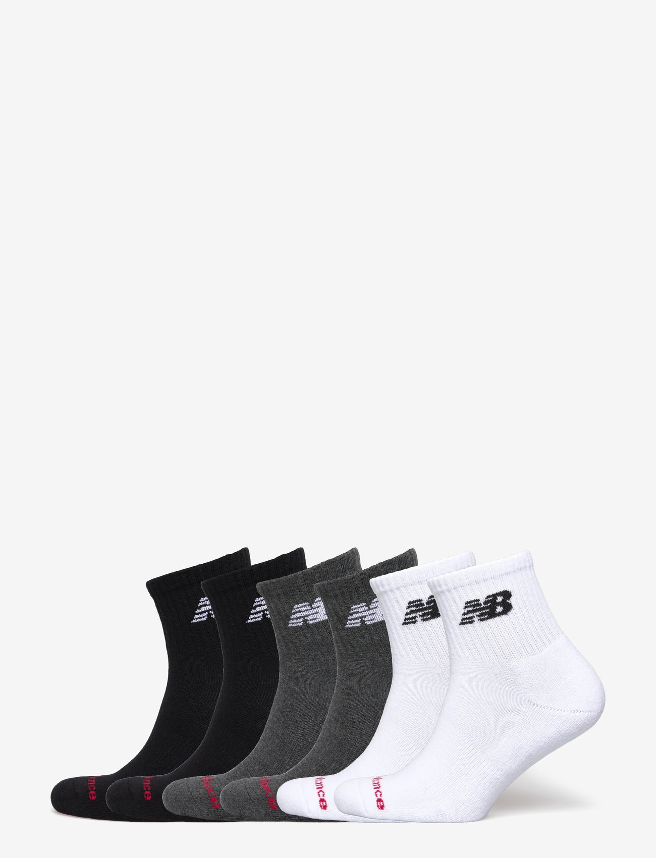 New Balance - Everyday Ankle 6 Pairs - sport socks - white multi - 1