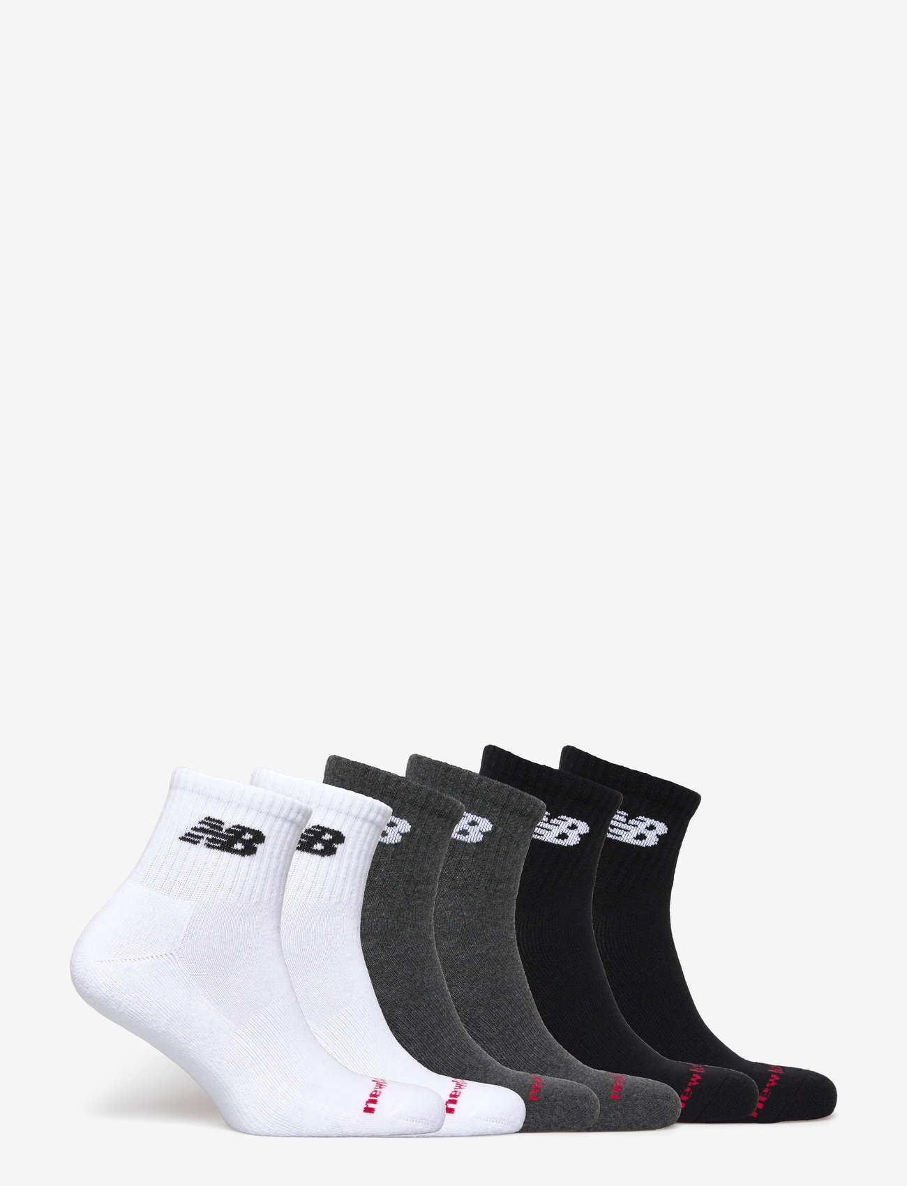 New Balance - Everyday Ankle 6 Pairs - sport socks - white multi - 0