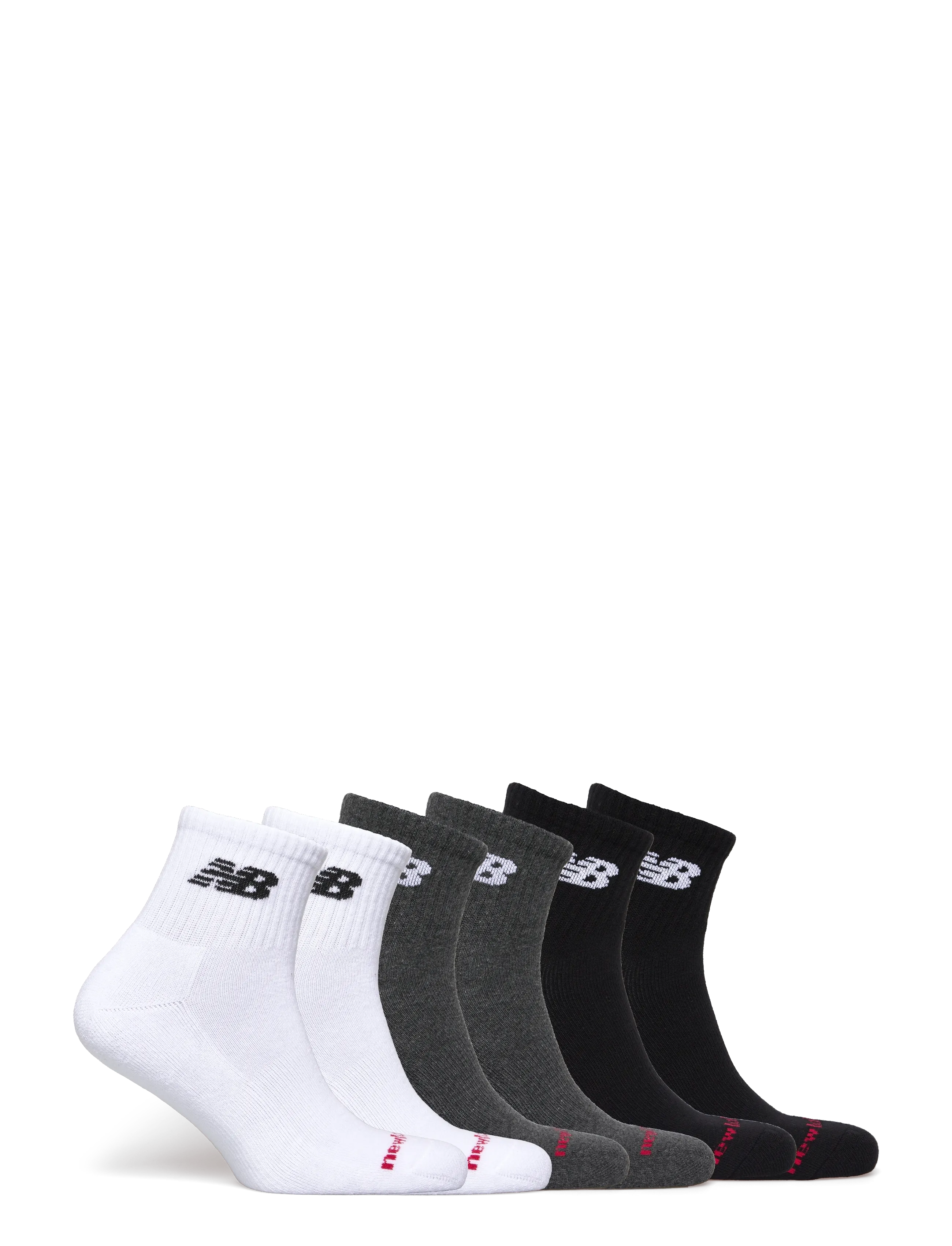 New Balance Everyday Ankle 6 Pairs - New Balance - WHITE MULTI / multi