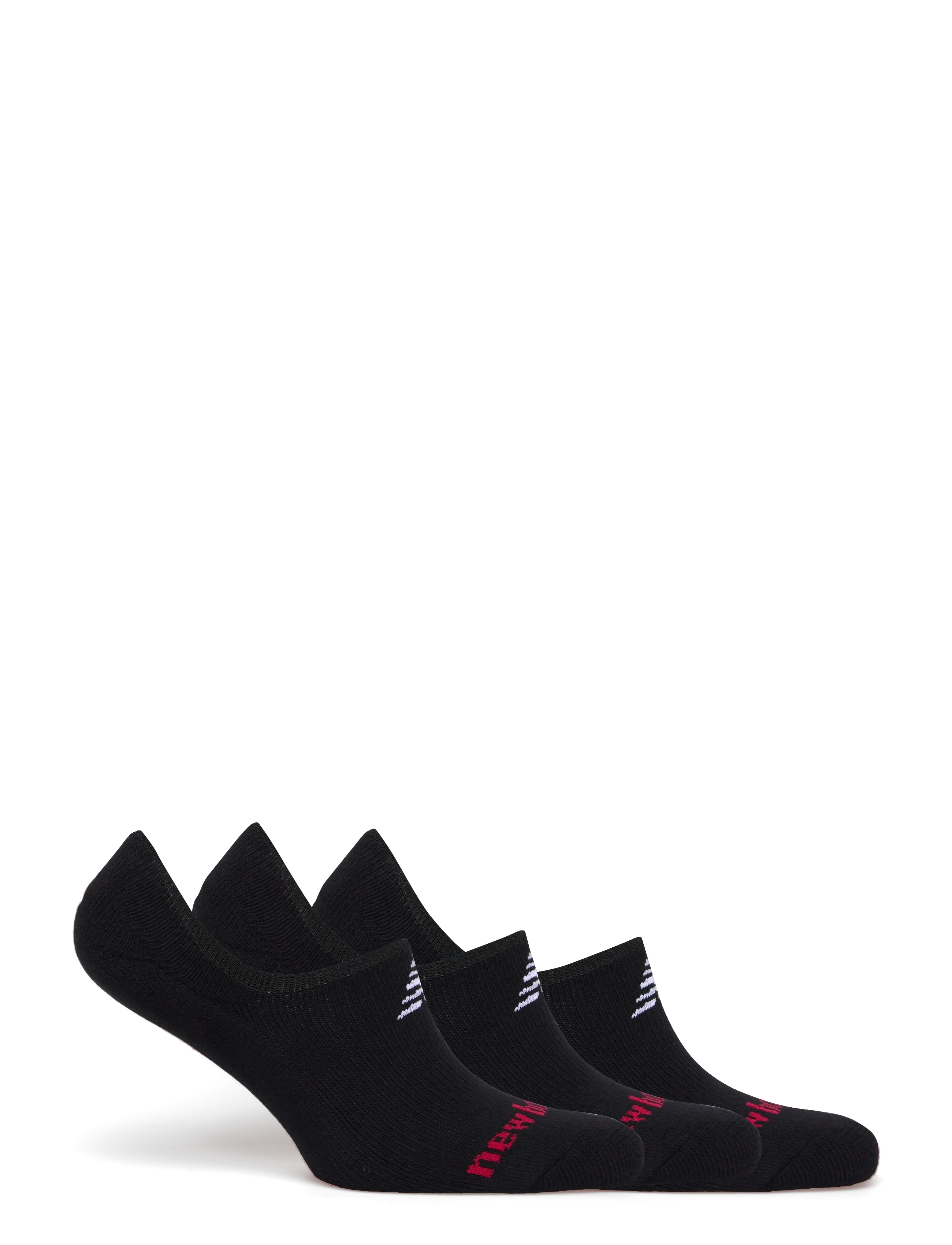 New Balance - Everyday Ultra Low No Show 3 Pairs - sportstrømper - black - 1