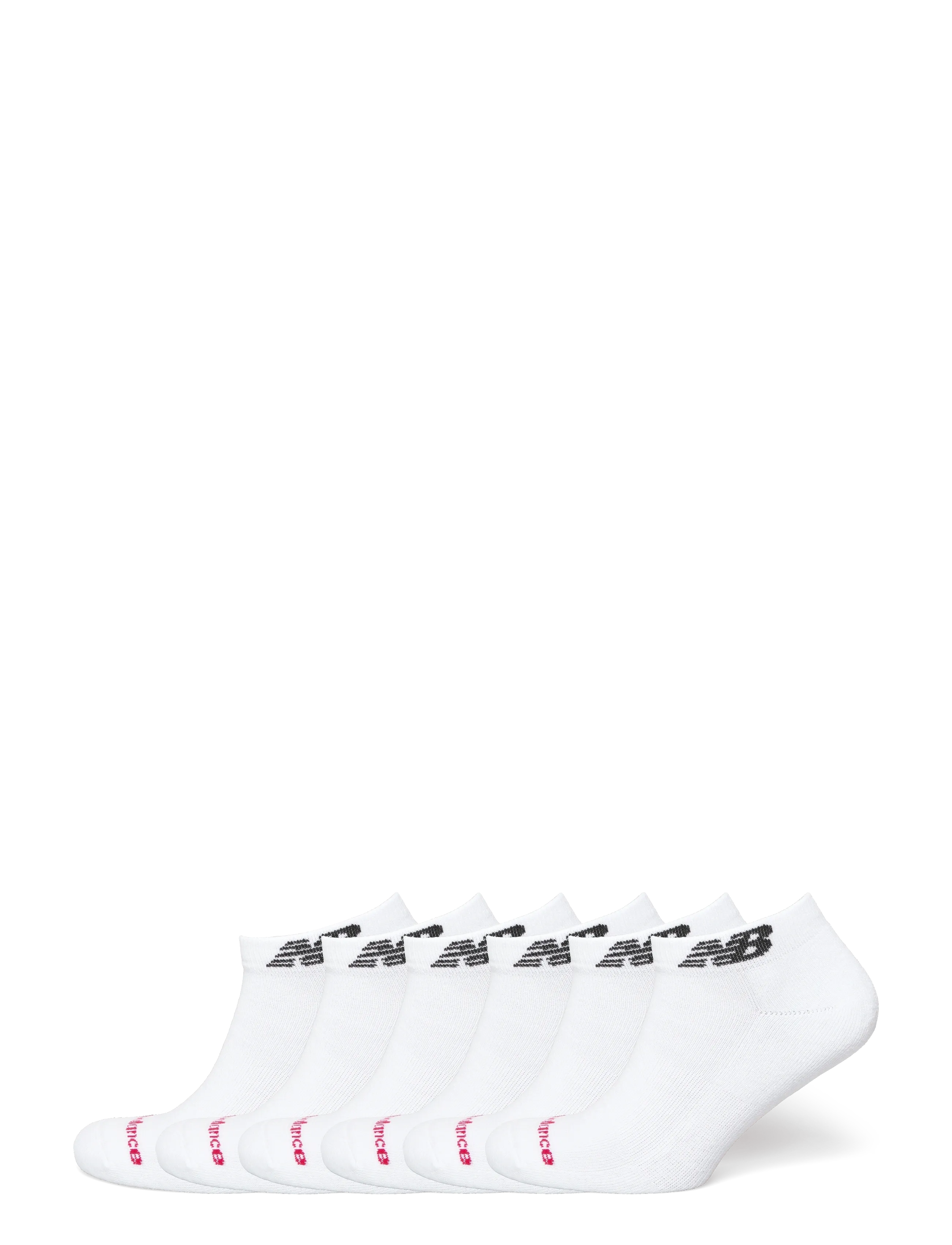 New Balance Everyday Low Cut 6 Pairs - Strømper - WHITE / white