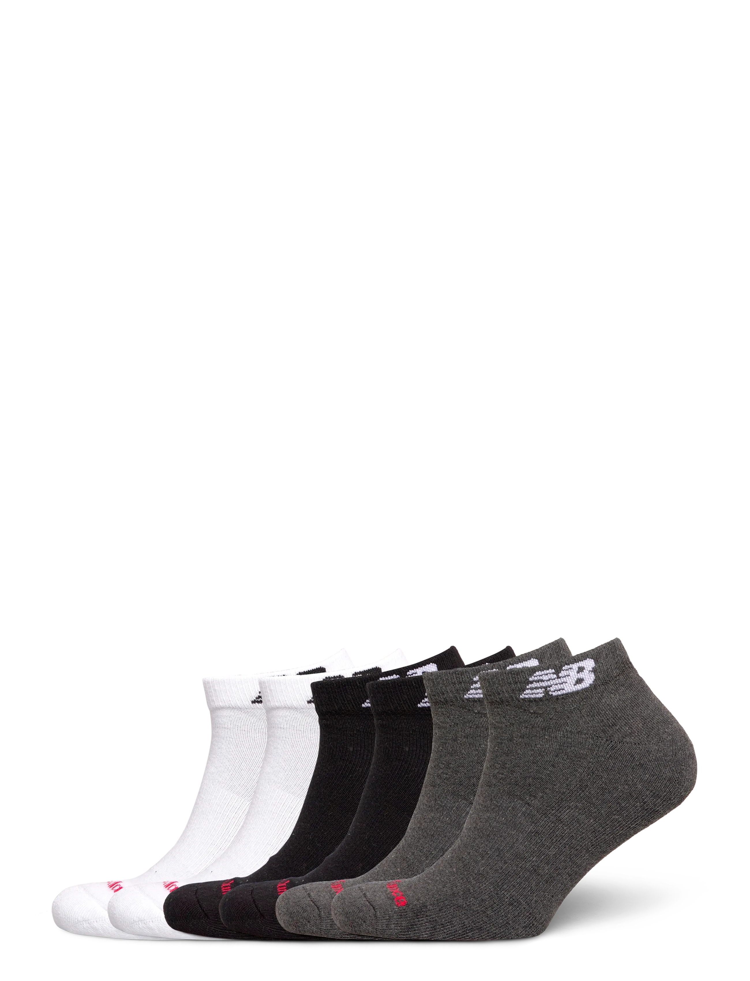 New Balance Everyday Low Cut 6 Pairs - Spordisokid - WHITE MULTI / white