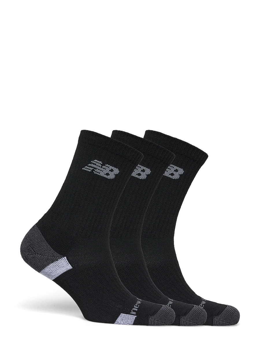 New Balance - Performance Cushioned Crew 3 Pack - skarpety sportowe - black - 1