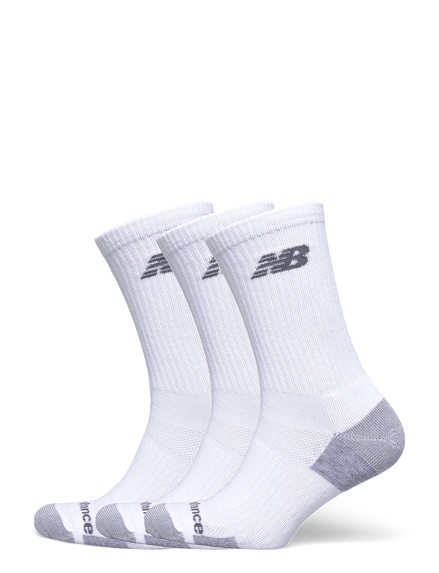 New Balance - Performance Cushioned Crew 3 Pack - sportstrømper - white - 0