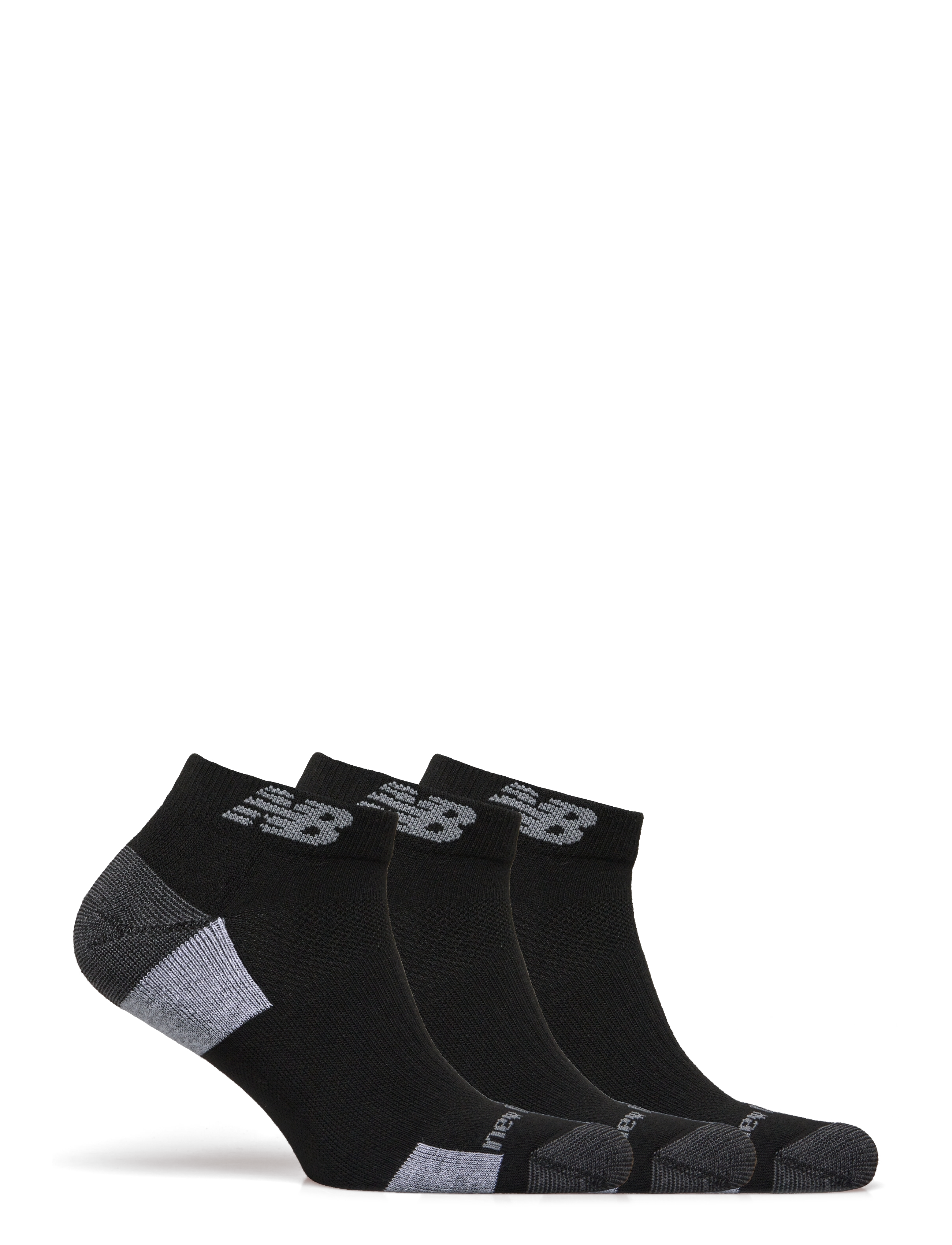 New Balance - Performance Cushioned Lowcut 3 Pack - zemākās cenas - black - 1