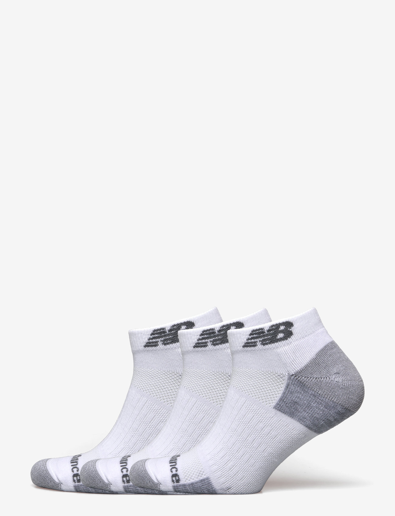 New Balance - Performance Cushioned Lowcut 3 Pack - spordisokid - white - 0