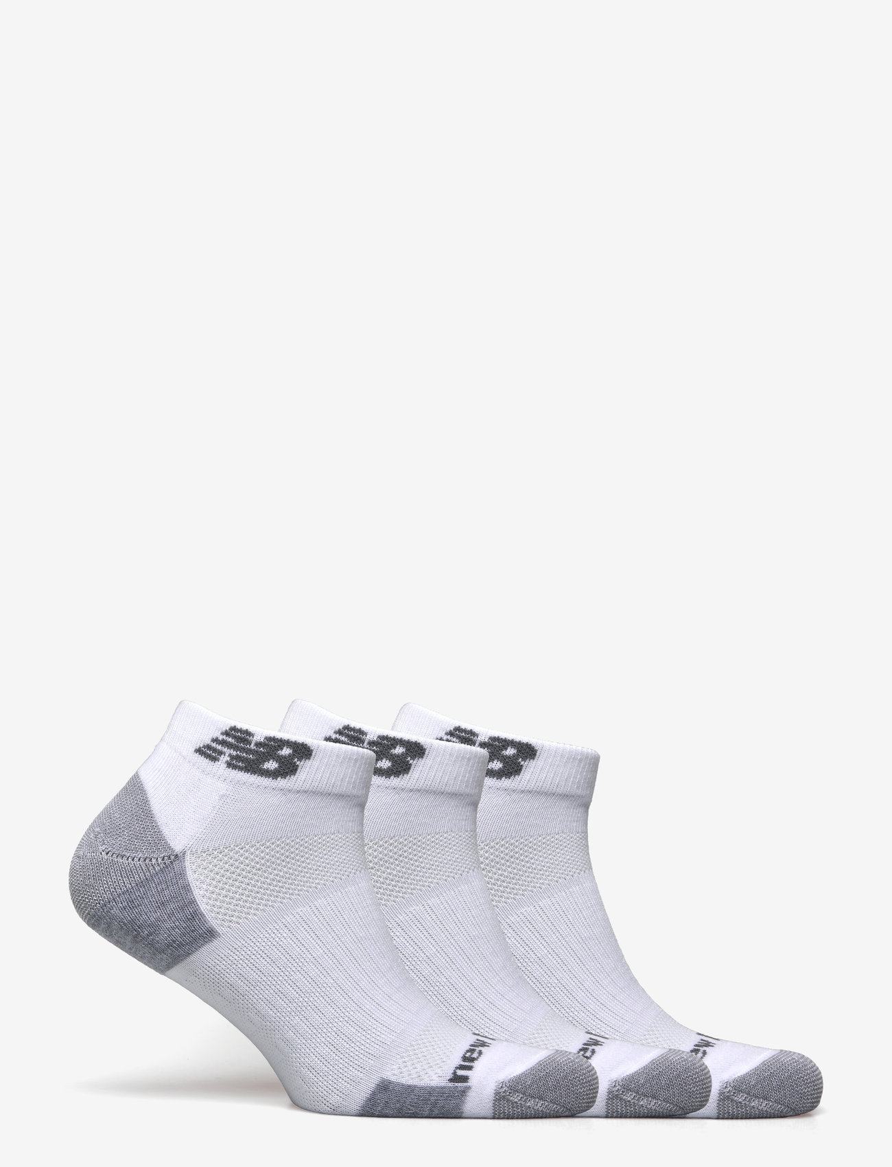 New Balance - Performance Cushioned Lowcut 3 Pack - spordisokid - white - 1