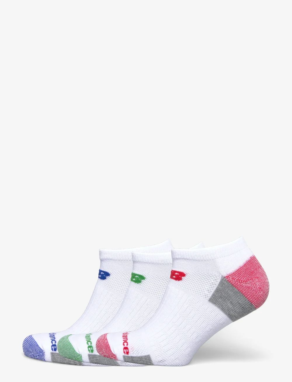 New Balance - Performance Cushioned No Show 3 Pack - träningsstrumpor - assortment 1 - 0