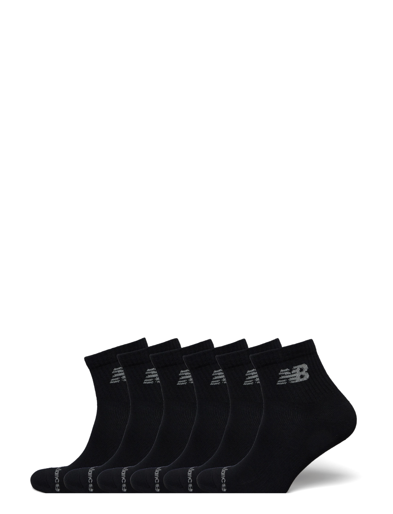 New Balance Performance Basic Ankle 6 Pack - New Balance - BLACK / black
