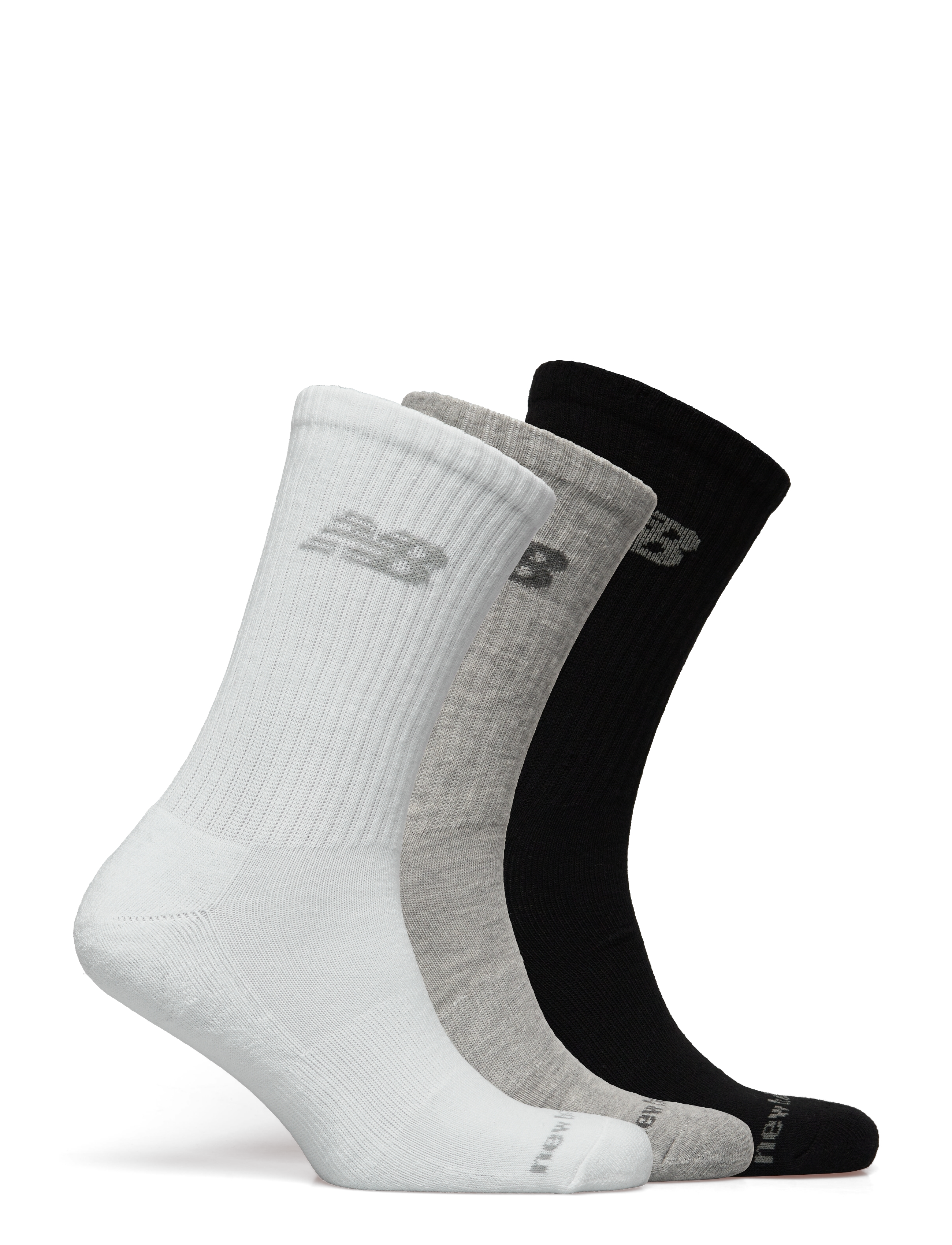 New Balance - Performance Basic Crew 3 Pack - spordisokid - white multi - 1