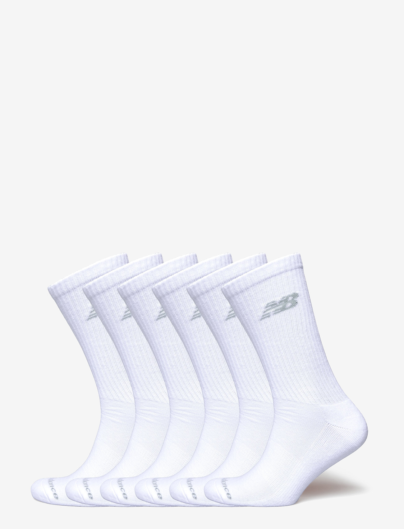 New Balance - Performance Basic Crew 6 Pack - sport socks - white - 0