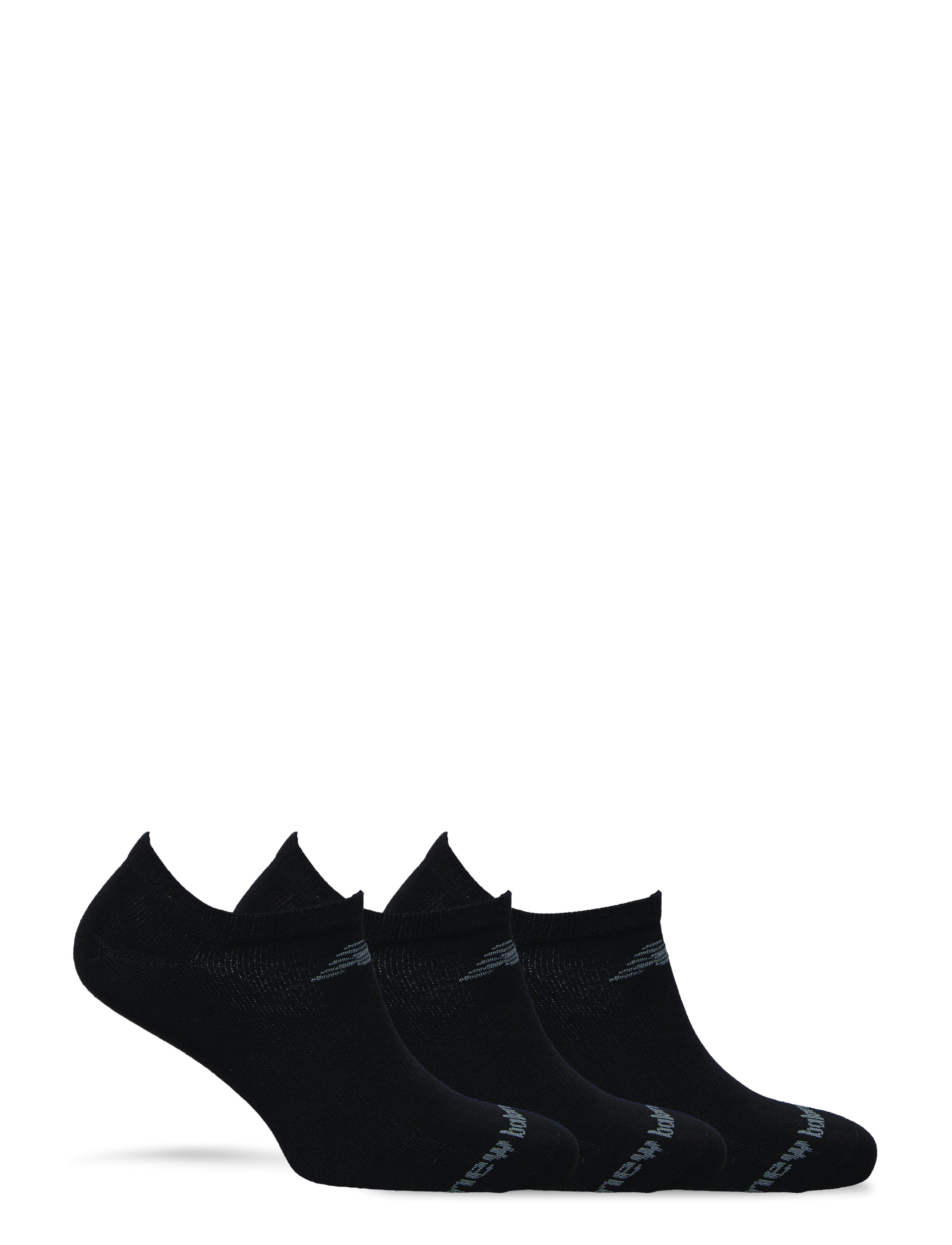 New Balance - Performance Cotton Flat Knit No Show Socks 3 Pack - black - 1