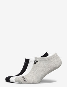 Performance Cotton Flat Knit No Show Socks 3 Pack, New Balance