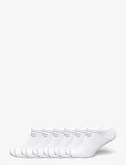 New Balance - Performance Cotton Flat Knit No Show Socks 6 Pack - løpeutstyr - white - 0