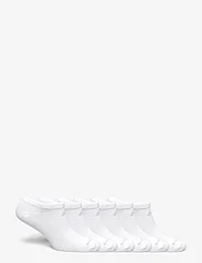 New Balance - Performance Cotton Flat Knit No Show Socks 6 Pack - løpeutstyr - white - 1