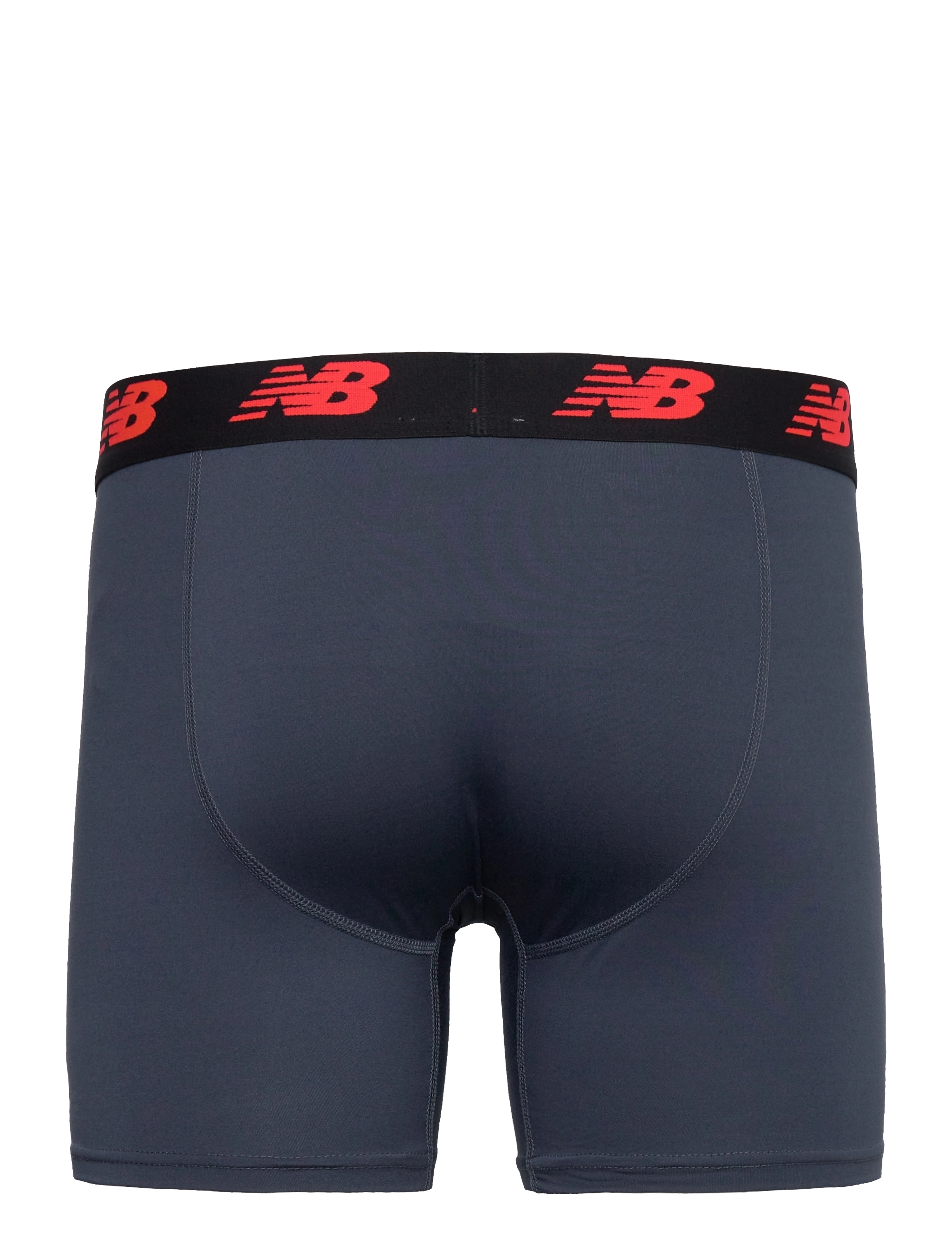 New Balance - Mens Premium 6" Boxer Brief with Fly 3 Pack - dark gull grey - 3