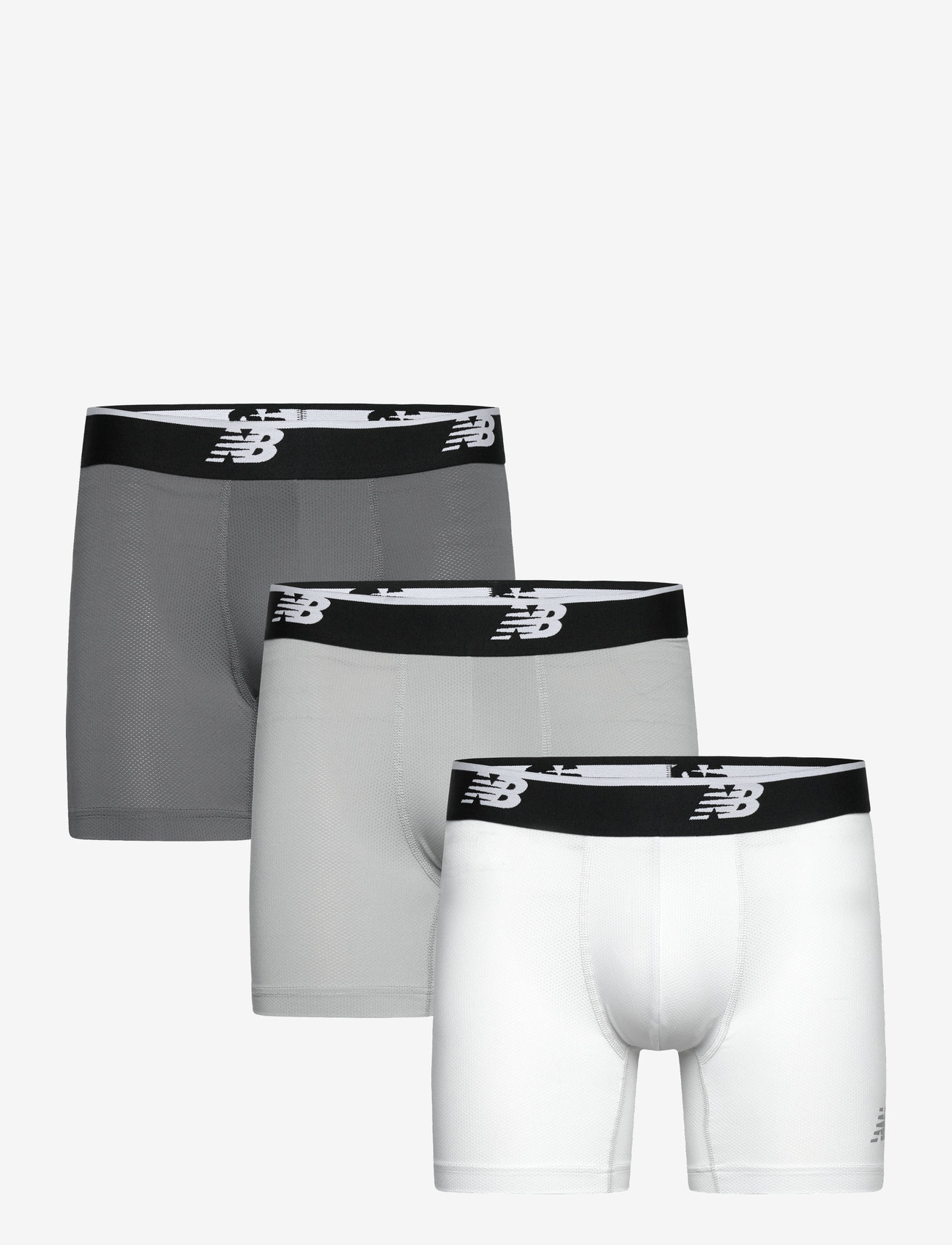 New Balance - Mens Mesh 5" Boxer Brief No Fly 3 Pack - assortment 4 - 0