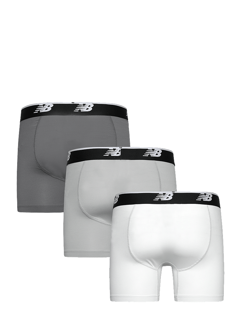New Balance Mens Mesh Inch Boxer Brief No Fly Pack (NBALAU13015) Boxers