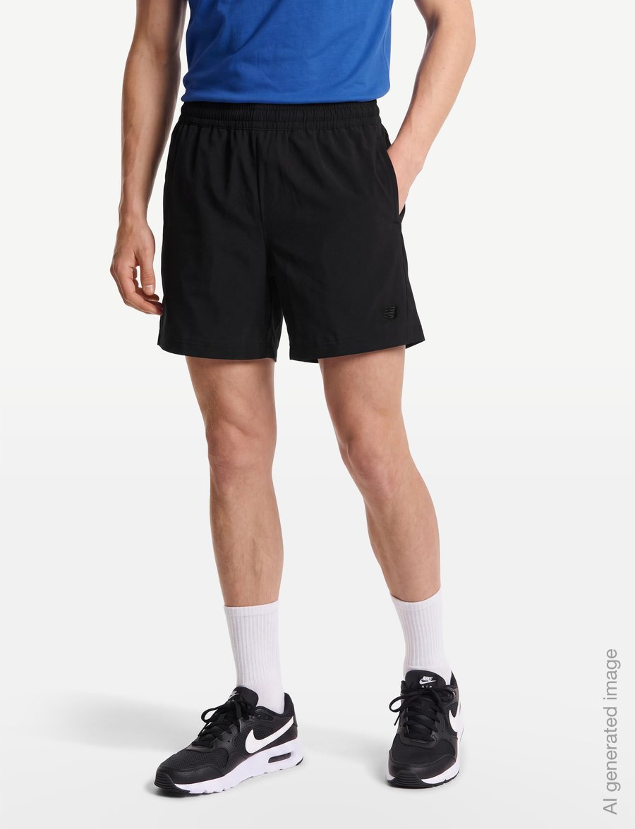 New Balance - Athletics Stretch Woven Short 7" - nederdelar - black - 3