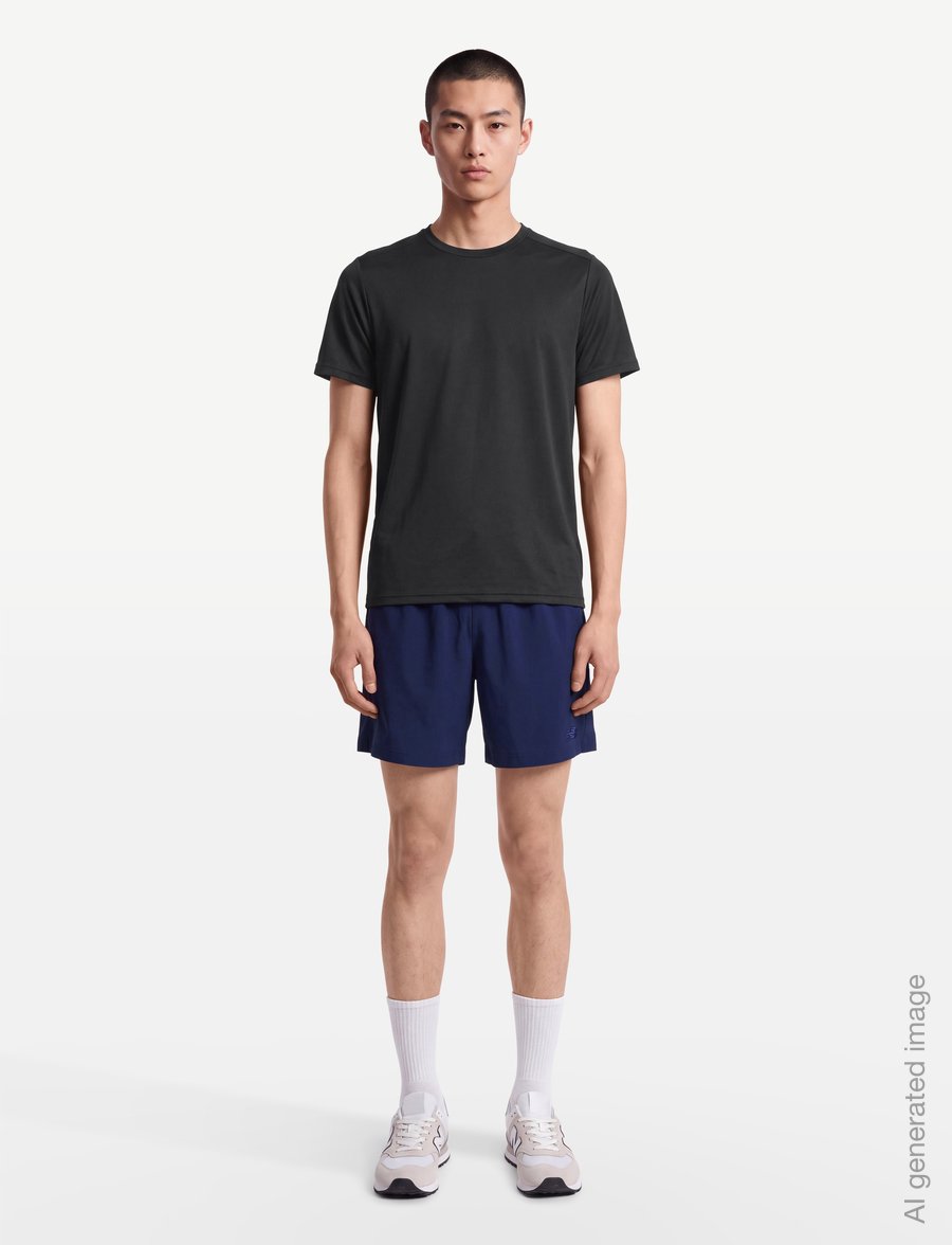 New Balance - Athletics Stretch Woven Short 7" - apakšējie krekli - blue oyster - 0