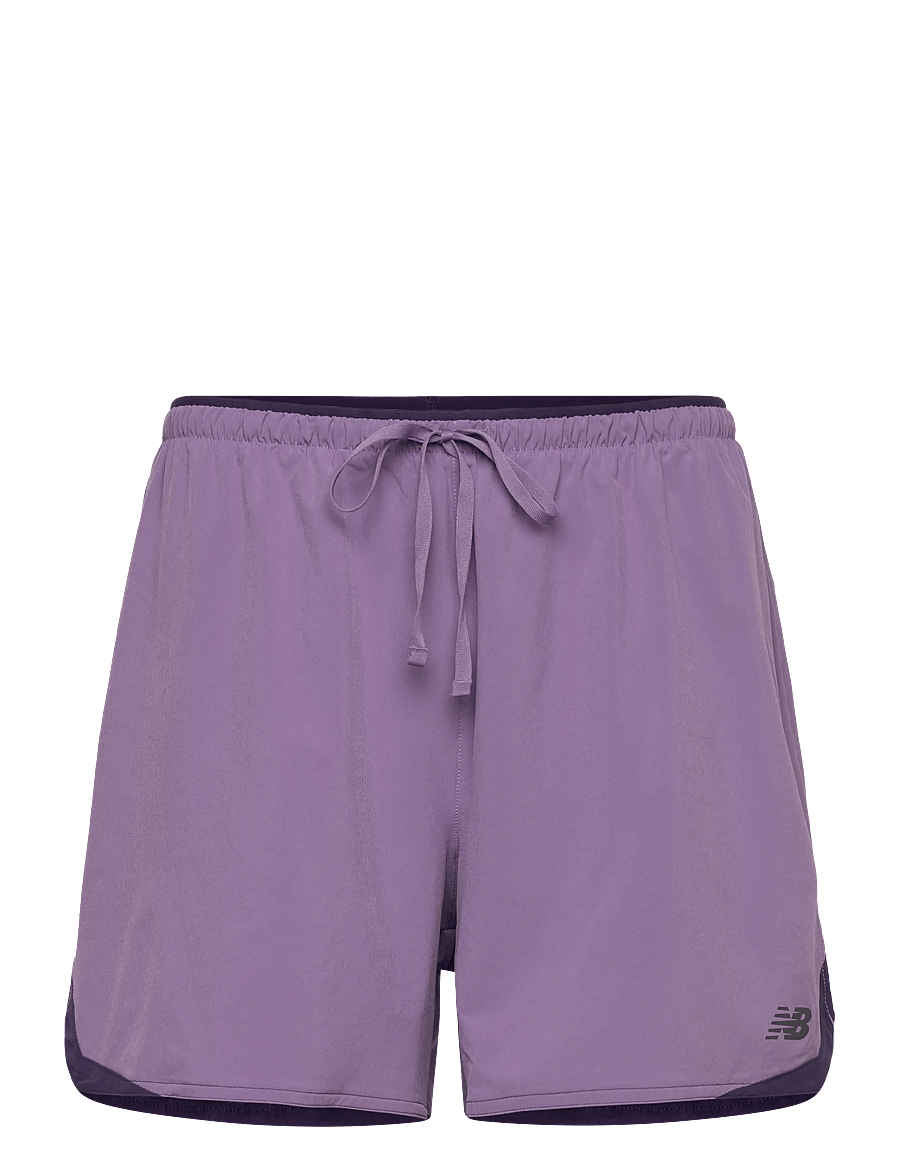New Balance - Athletics Run Short 5" - löparshorts - candied violet - 0