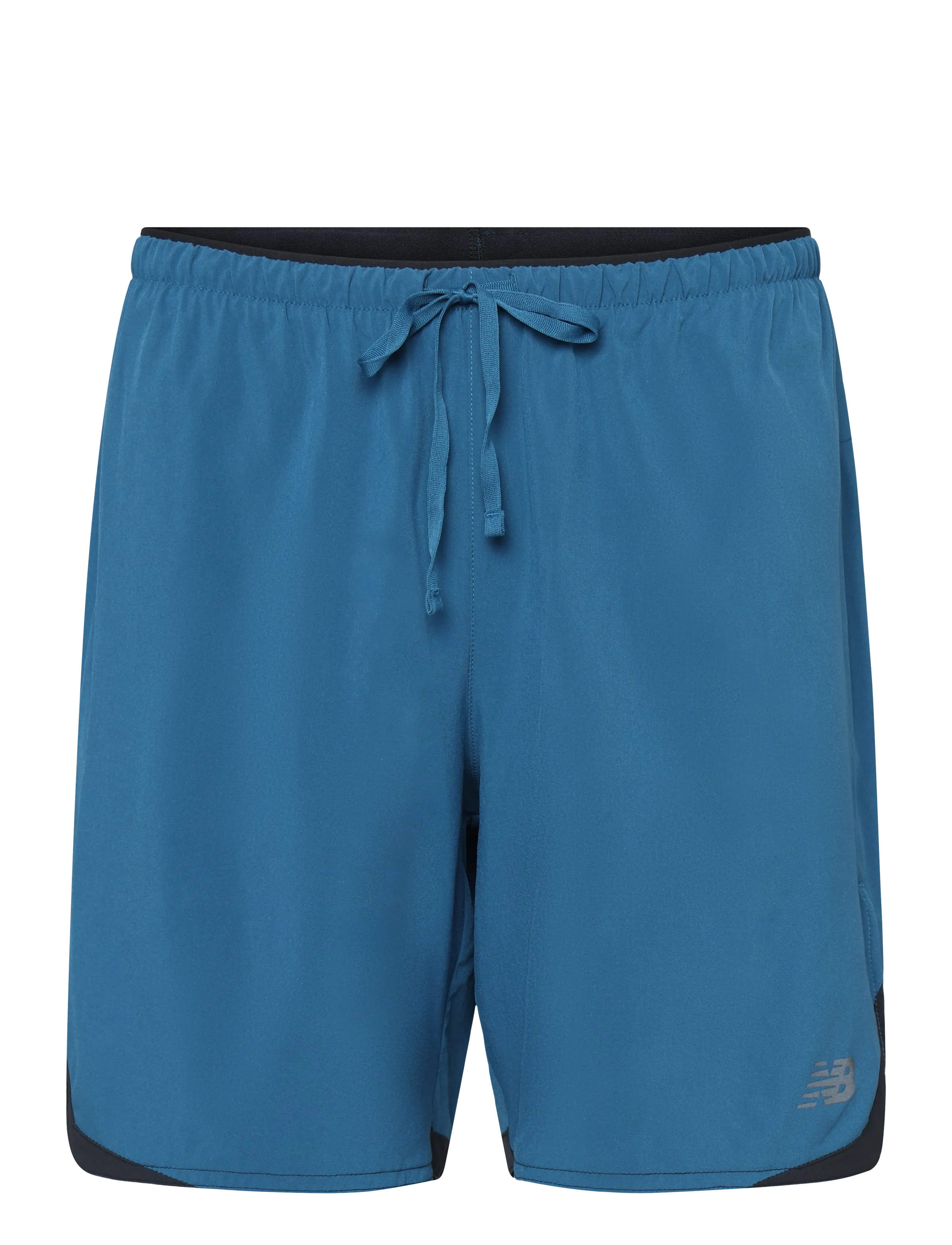New Balance Athletics Run Short 7", L, Sport Shorts, Blau - Training Männerswear