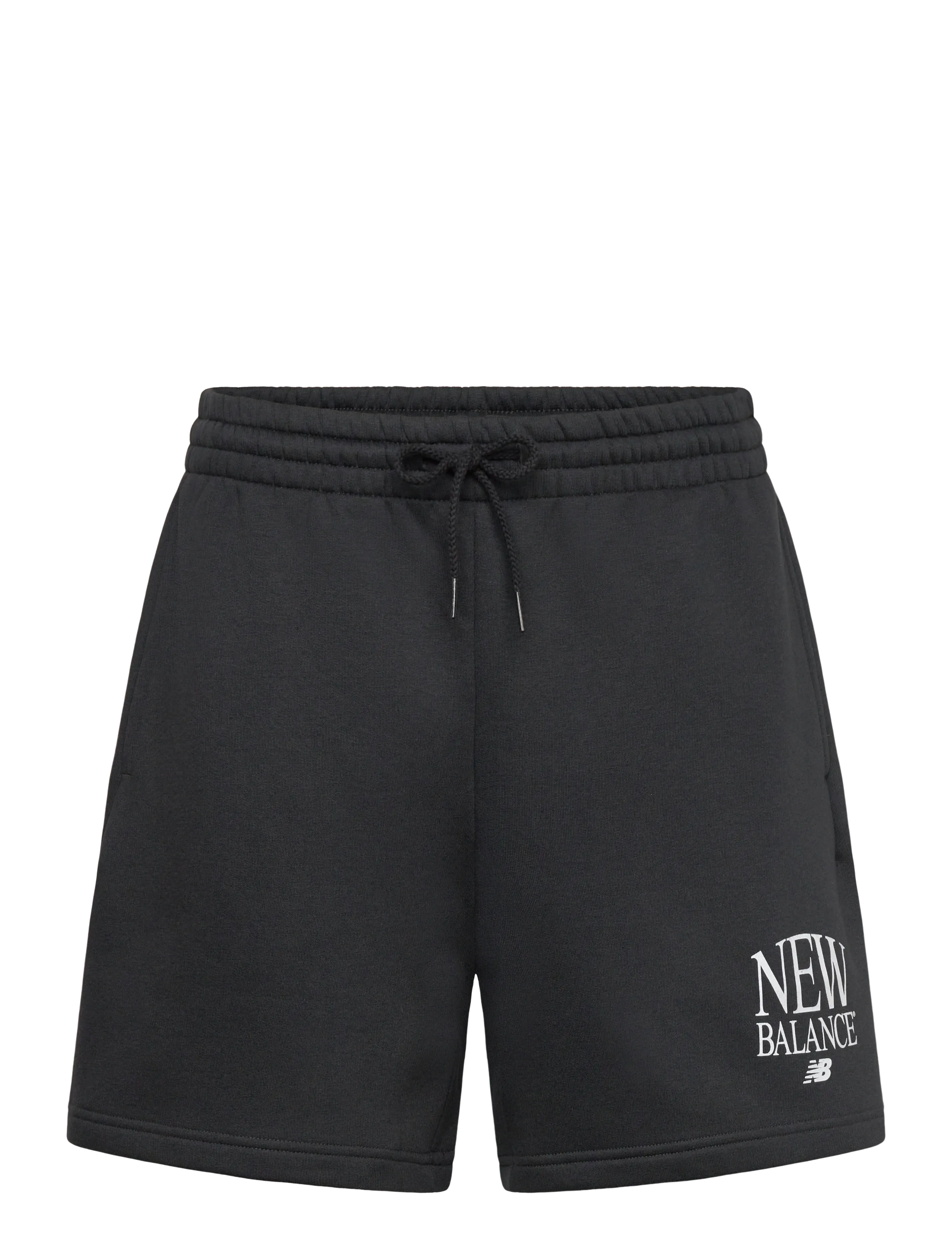 New Balance Reimagined Fleece Short 7" - Püksid - BLACK / black