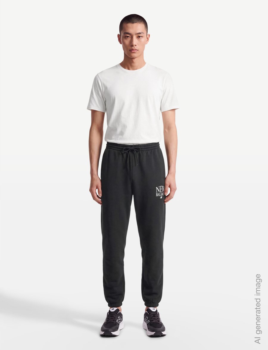 New Balance - Reimagined Fleece Jogger - püksid - black - 0