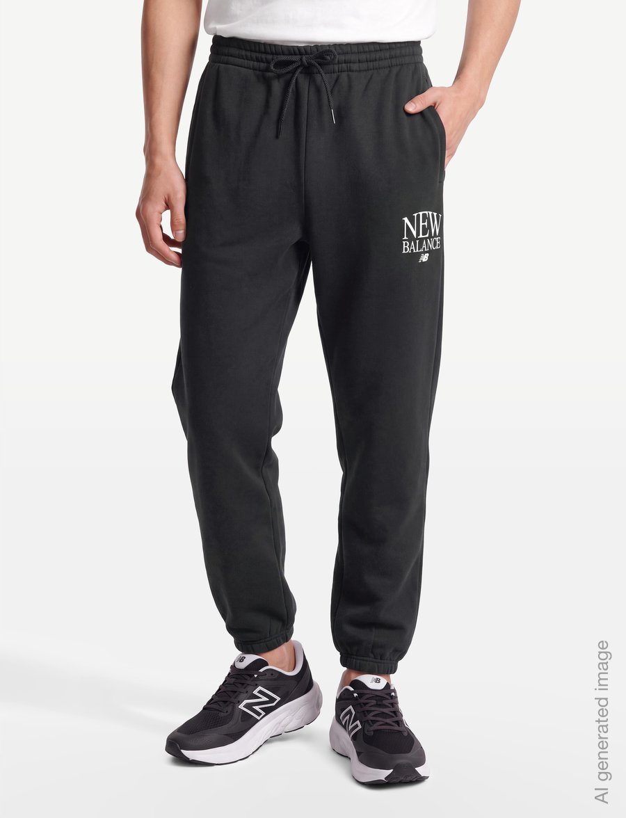 New Balance - Reimagined Fleece Jogger - püksid - black - 3