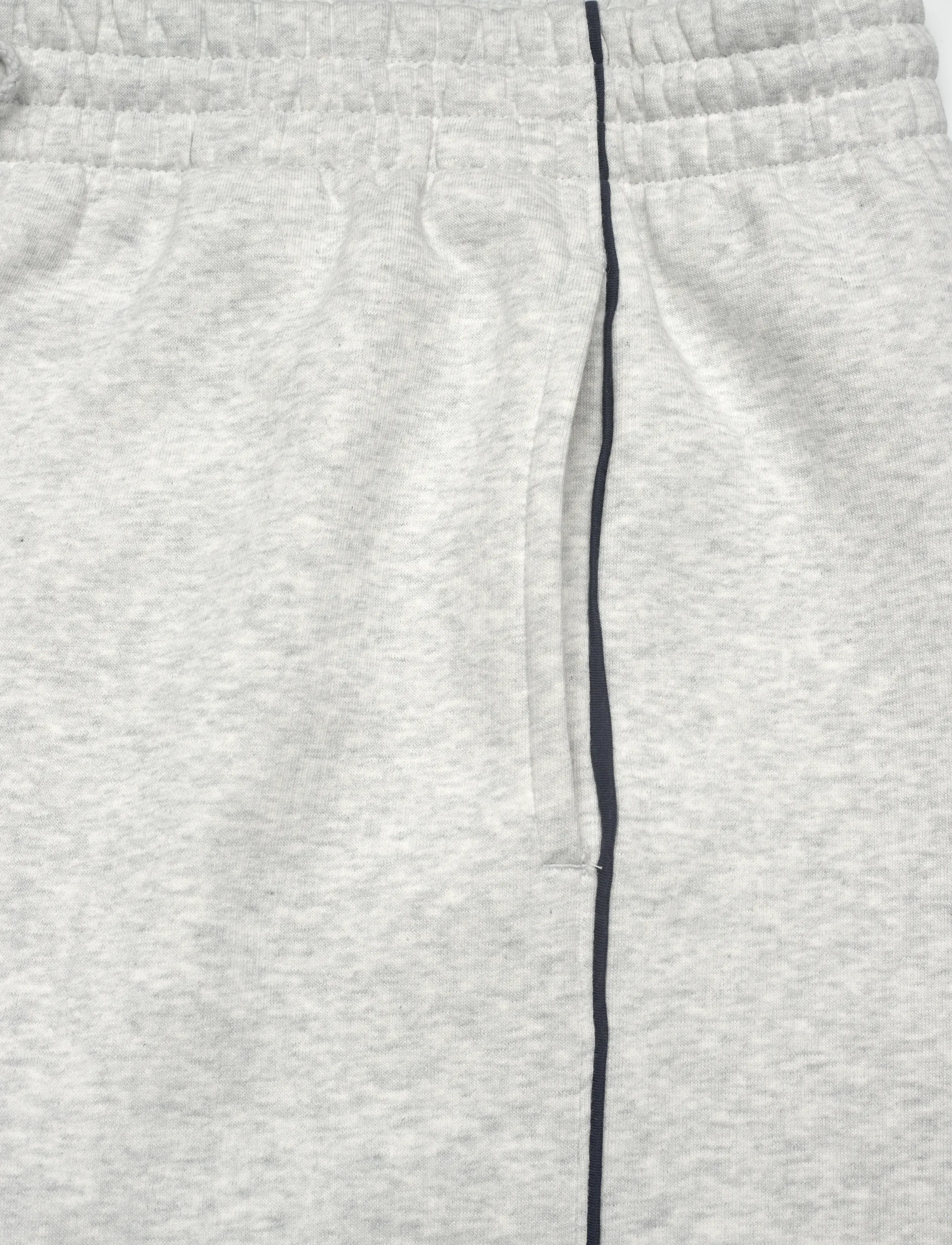 New Balance - Linear Graphic Fleece Short 7" - nederdelar - ash heather - 2