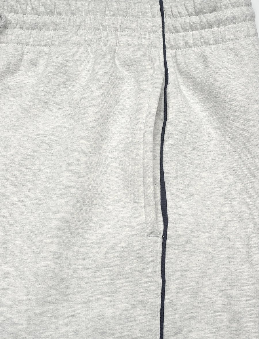 New Balance - Linear Graphic Fleece Short 7" - hosen - ash heather - 2