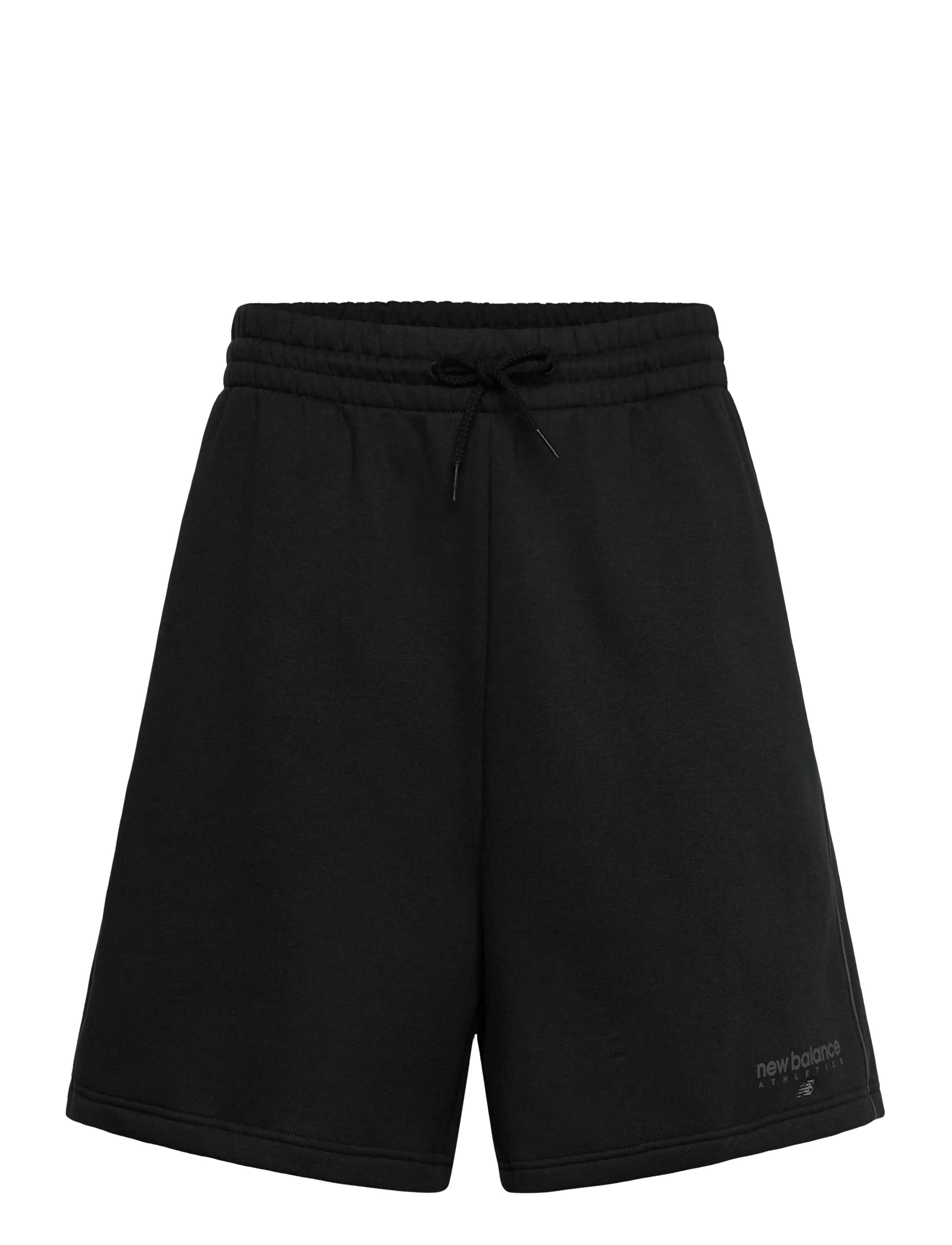 New Balance Linear Graphic Fleece Short 7" - Sweatshorts - BLACK / black