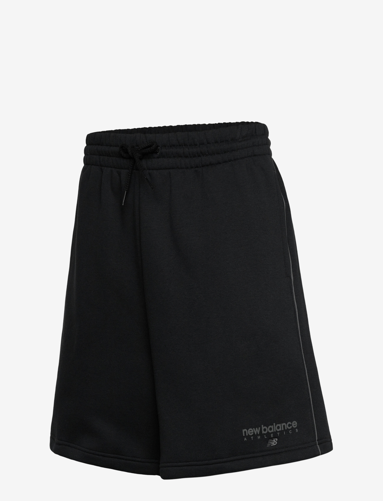 New Balance - Linear Graphic Fleece Short 7" - hosen - black - 1