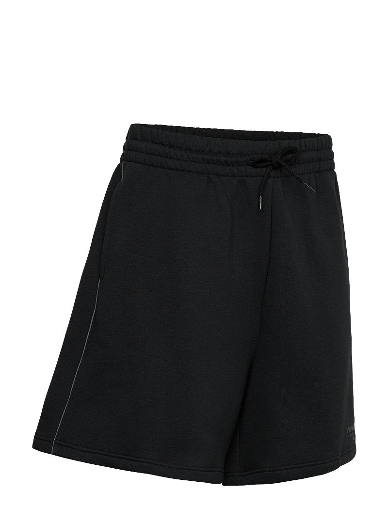 New Balance - Linear Graphic Fleece Short 7" - hosen - black - 2
