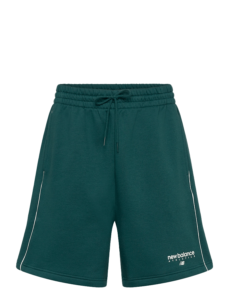 New Balance - Linear Graphic Fleece Short 7" - püksid - medusa green - 0