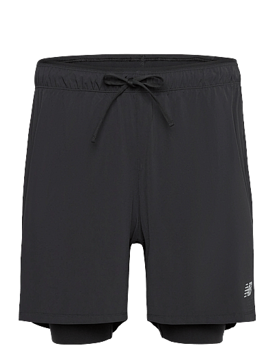 New Balance RC Lined Short 7" - Træningsshorts - BLACK / black