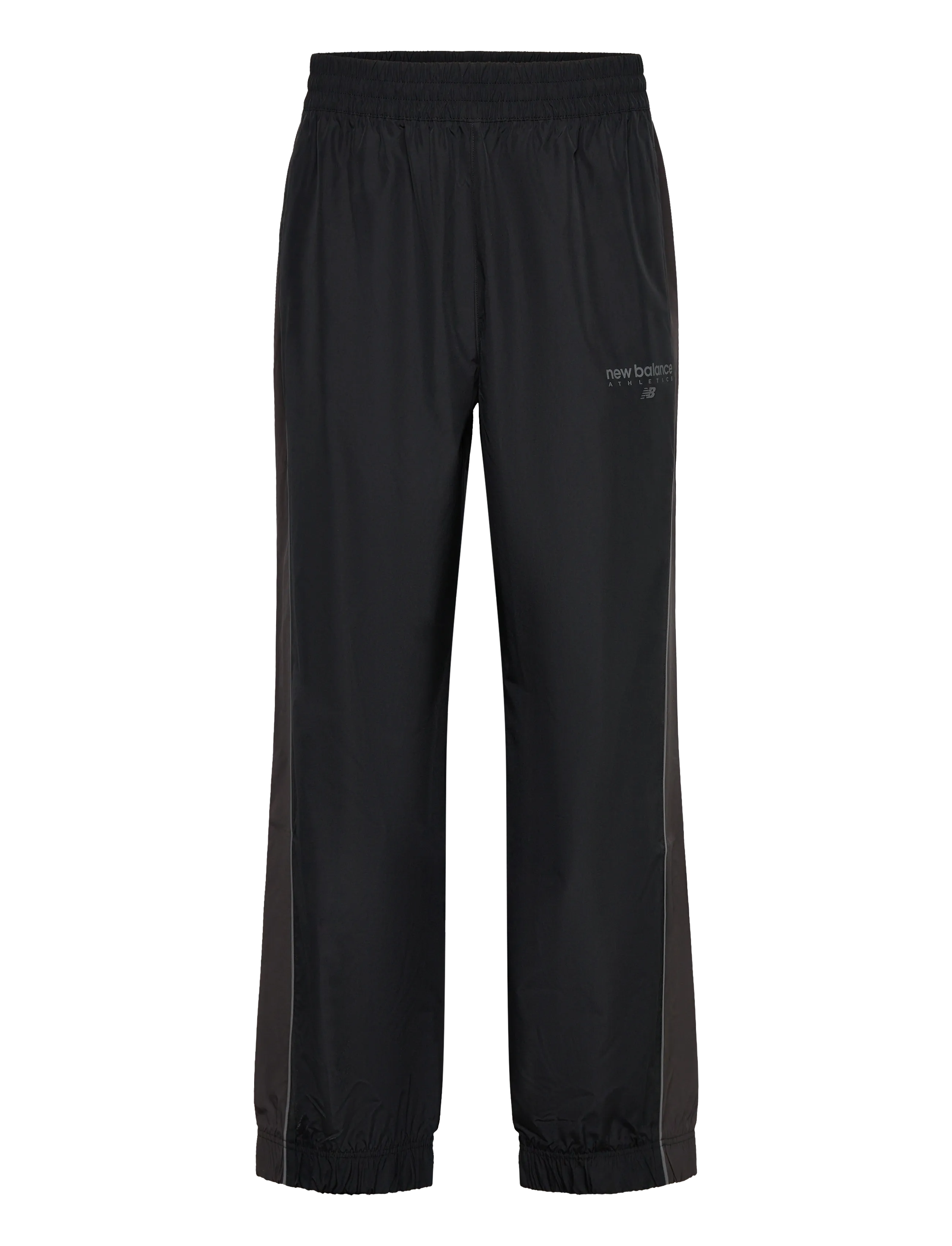 New Balance Linear Graphic Woven Pant - Püksid - BLACK / black