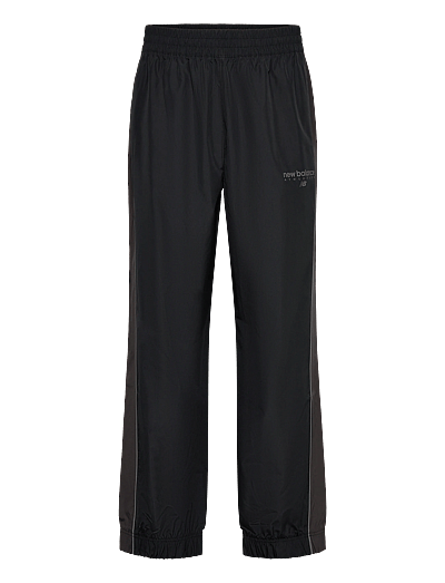 New Balance Linear Graphic Woven Pant - Hosen - BLACK / black