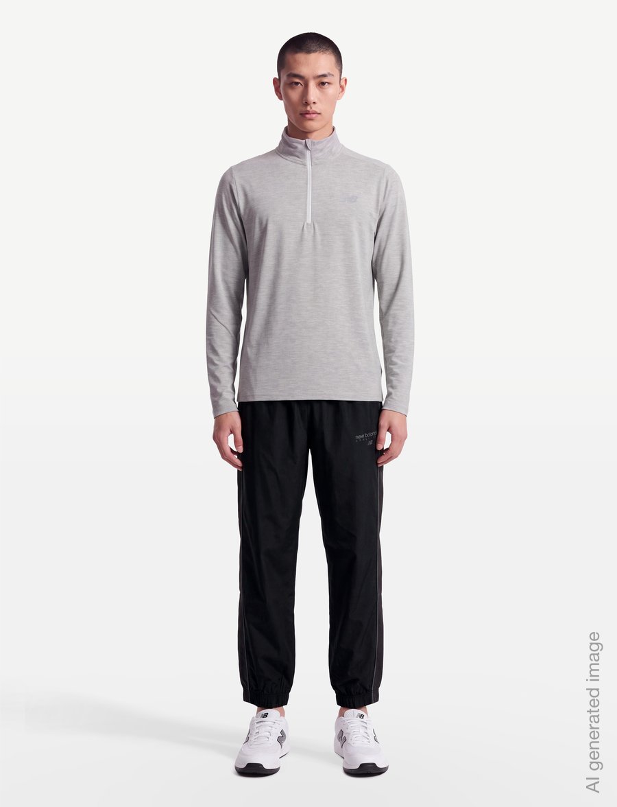 New Balance - Trackside Graphic Woven Pant - casual - black - 0