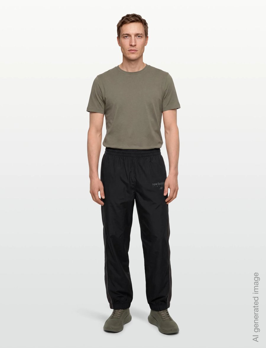 New Balance - Linear Graphic Woven Pant - casual - black - 0