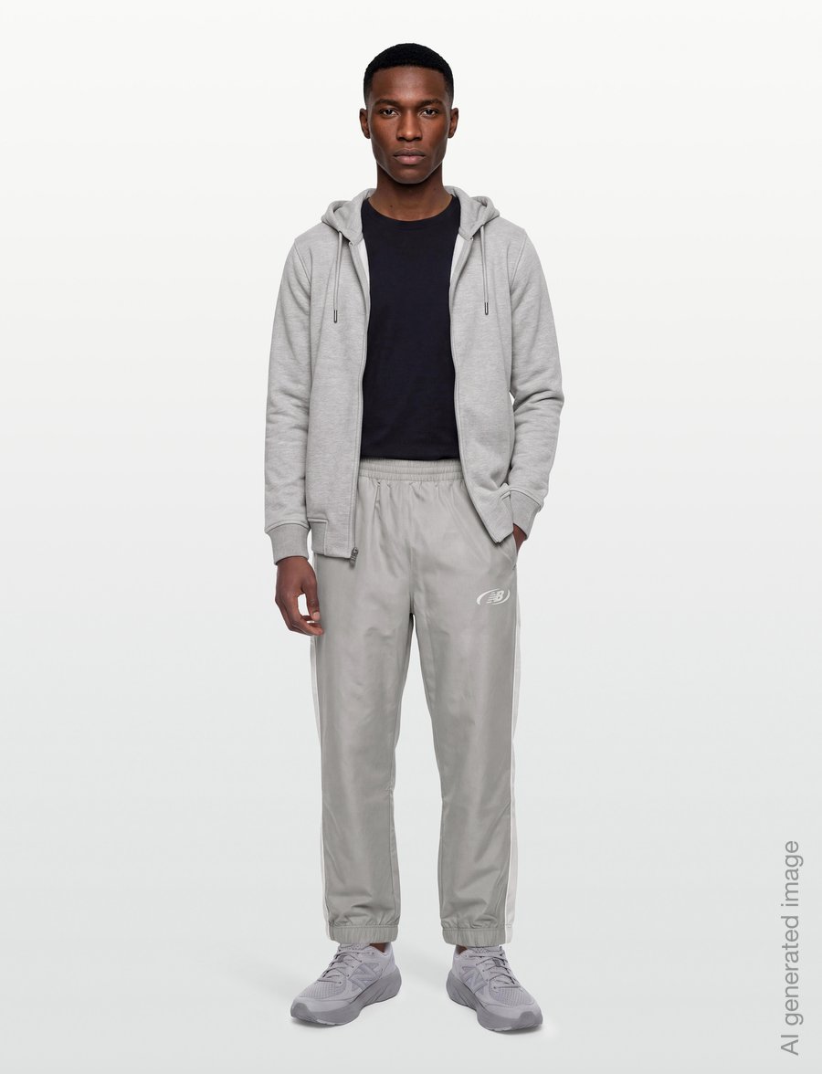 New Balance - Trackside Woven Pant - træningsbukser - slate grey - 0