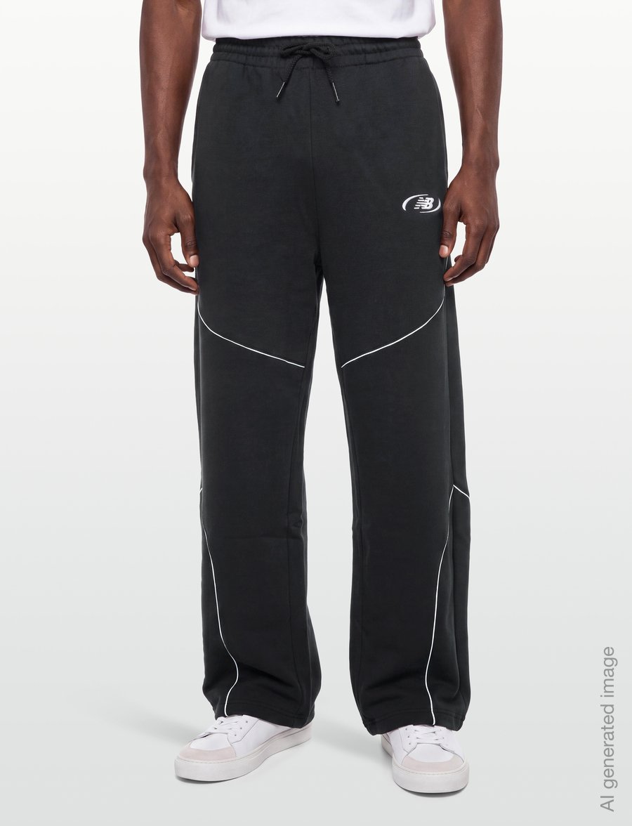 New Balance - Trackside Fleece Pant - pants - black - 3