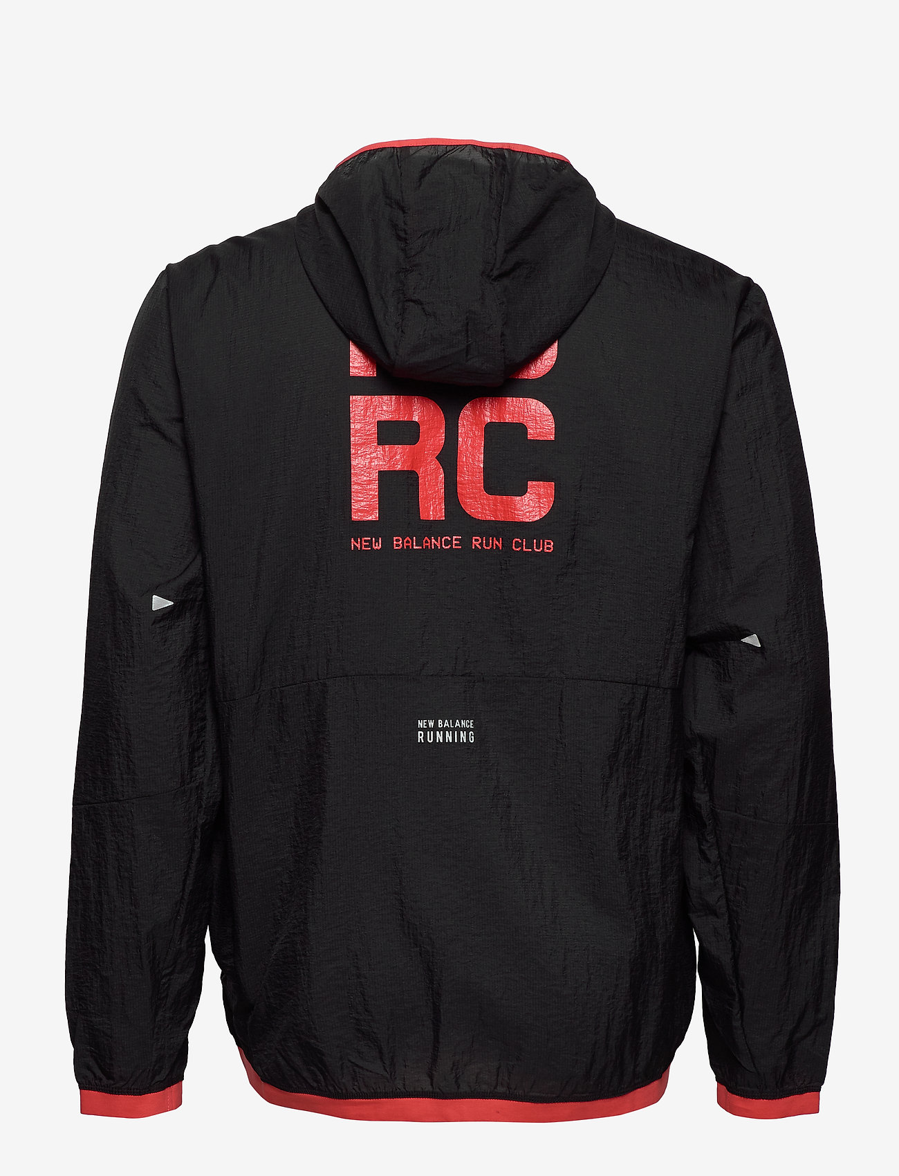 New Balance - PRINTED IMPACT RUN LIGHT PACK JACKET - bk/red - 1